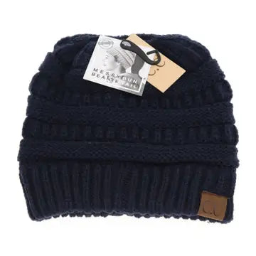 Fuzzy Lined CC Beanie