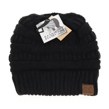Fuzzy Lined CC Beanie