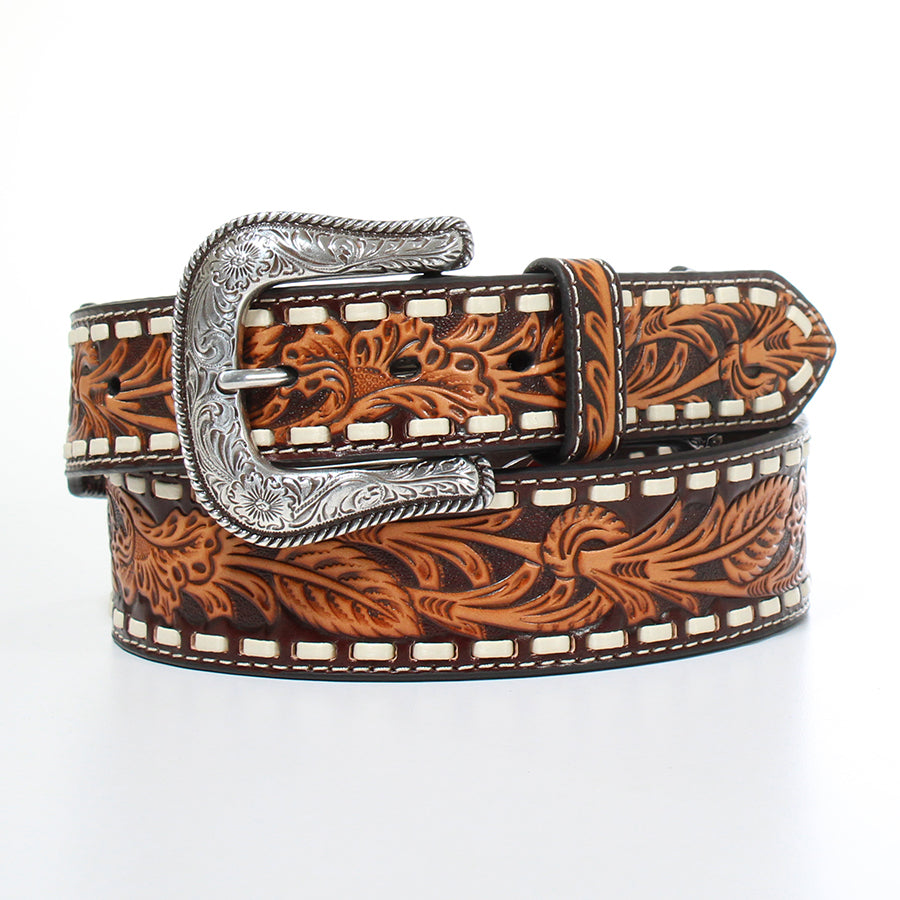 Ariat Floral Embossed Buck Stitch