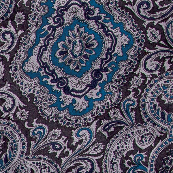 Paisley Blue/Silver