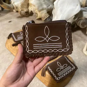 leather coin purse