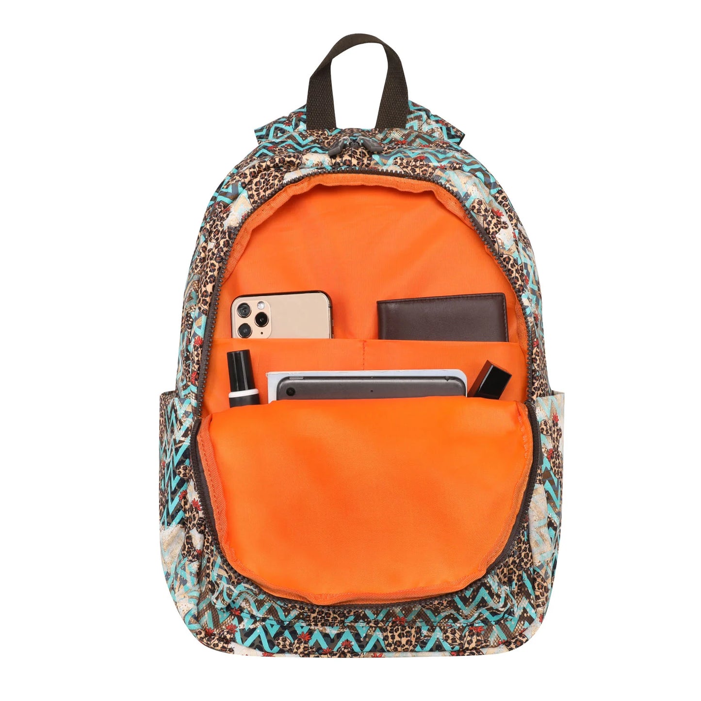 Leopard Cactus Print Backpack