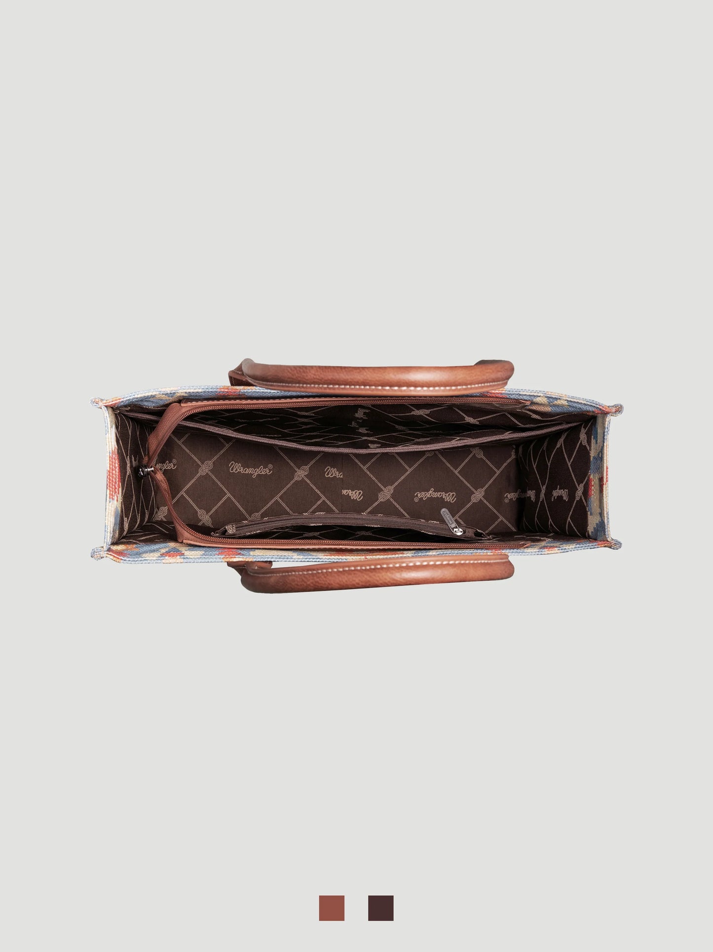 Wrangler Southwestern Pattern Wide Tote