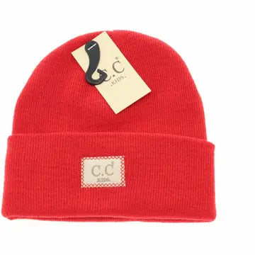 Kids Classic Oversized Logo CC Beanie