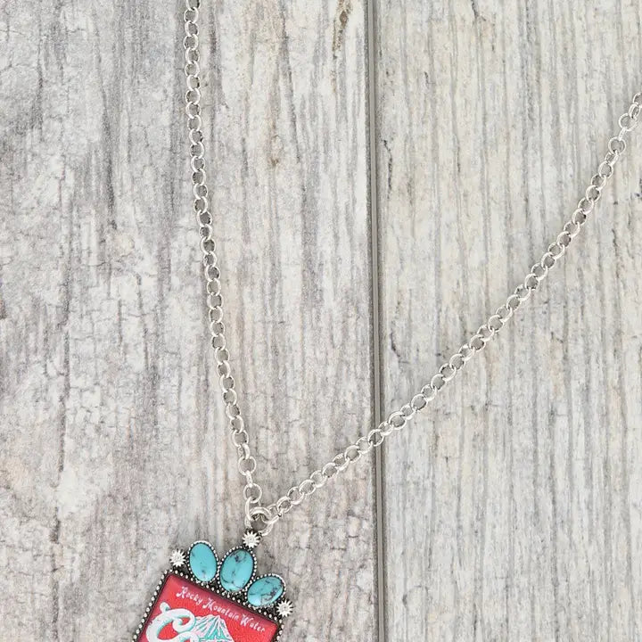 Western Longhorn Coors Necklace
