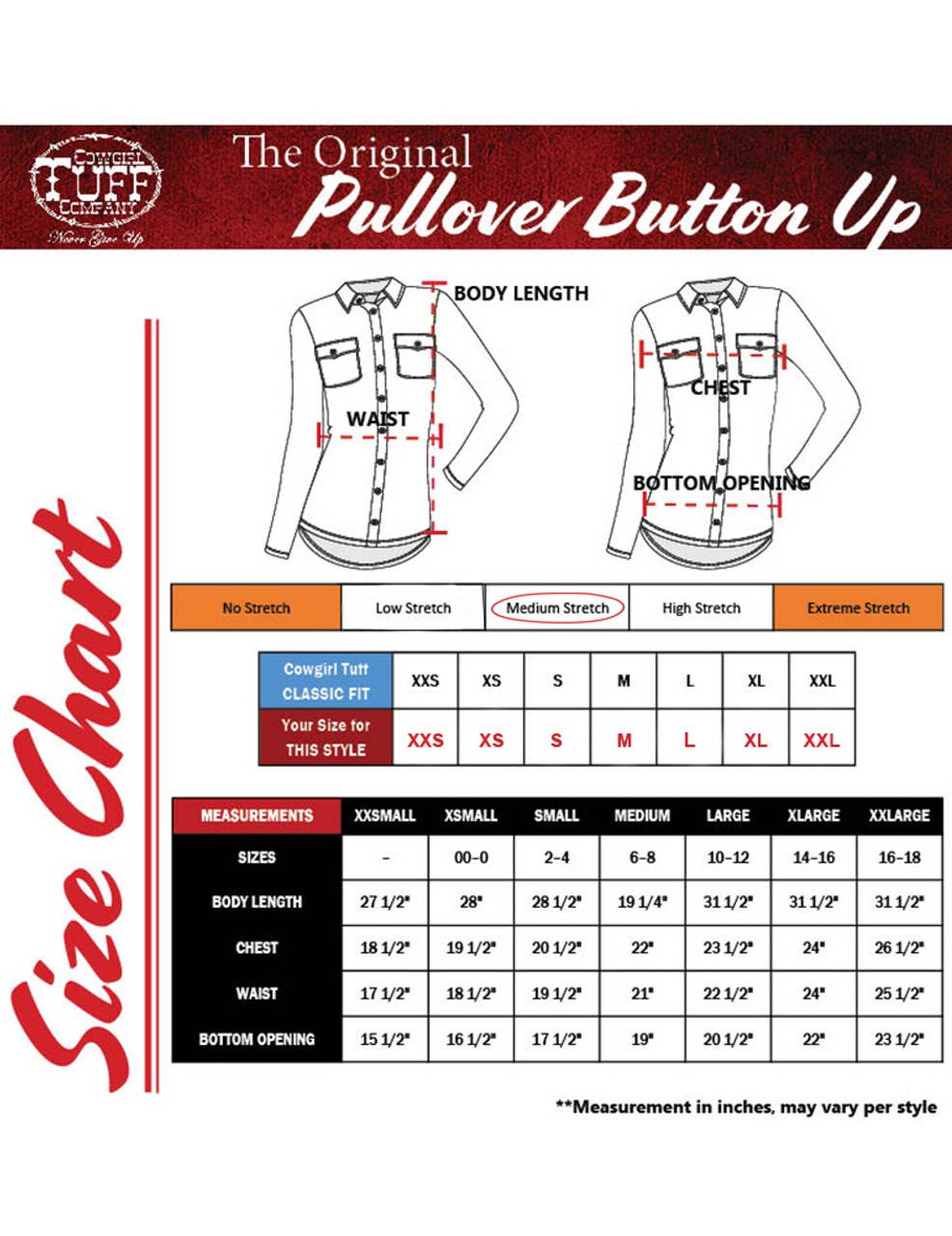 Cowgirl Tough Pullover Button Up Grayscale Chevron Stretch Jersey
