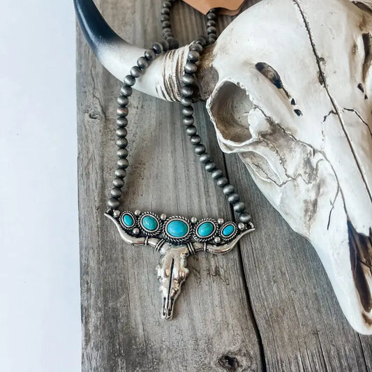 Longhorn Pendant Necklace