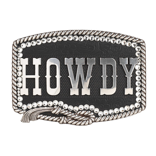 Nocona Rectangle Buckle Howdy