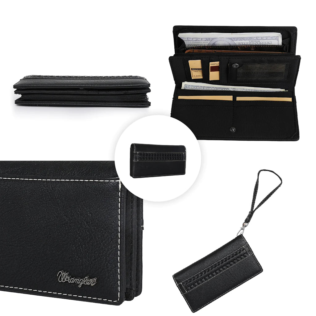 Wrangler Stitch Accent Wallet/Wristlet