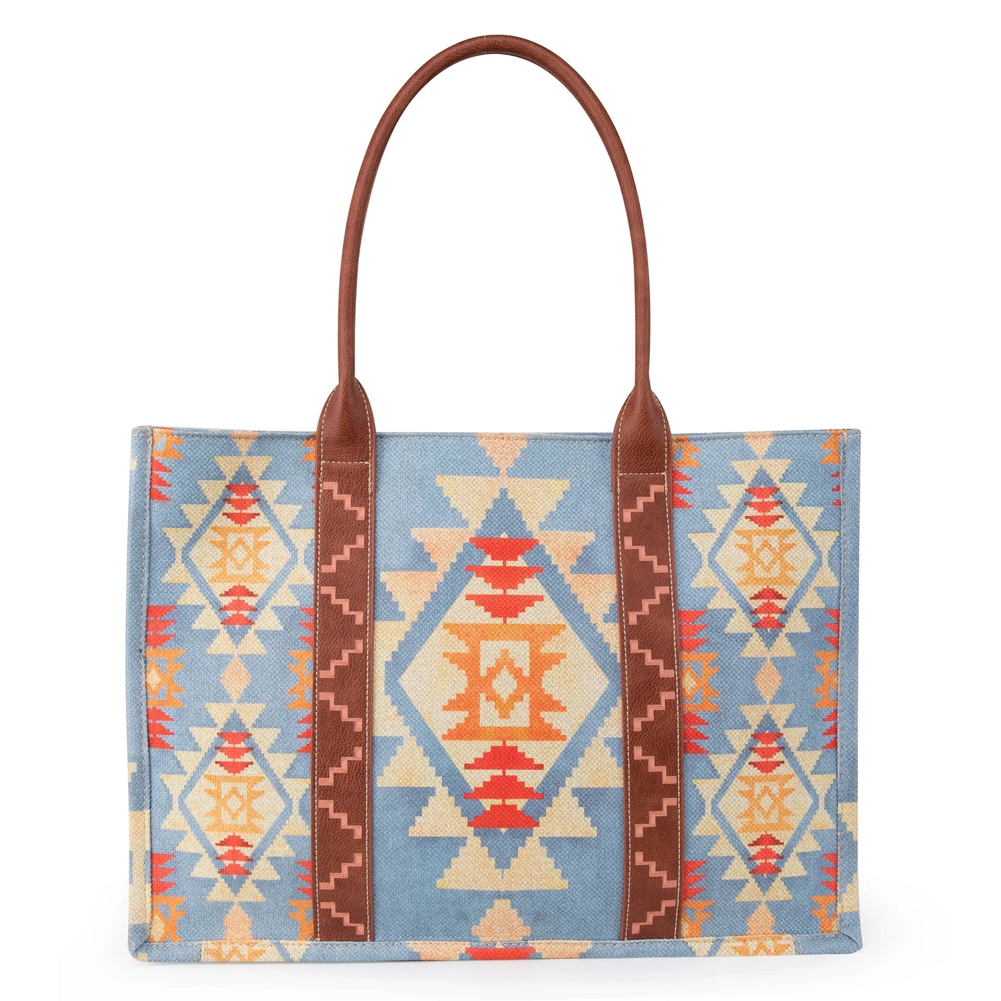 Wrangler Southwestern Pattern Wide Tote