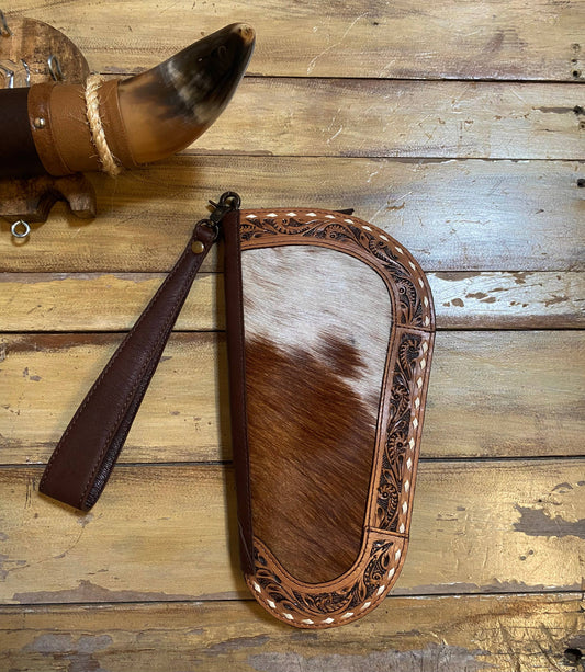 Western Gun Case Cowhide Leather